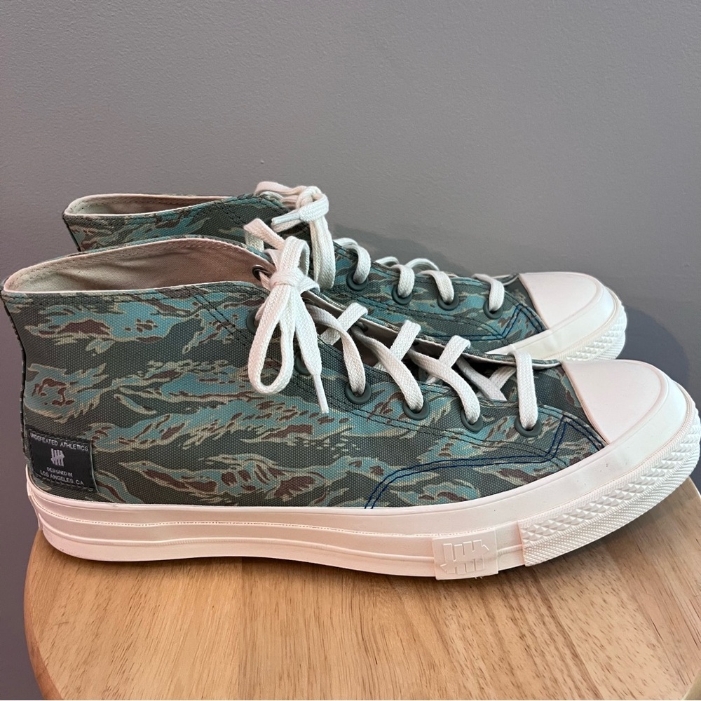 Converse x Undefeated Half Chuck 70 mid Tiger Camo Print Men's 10.5 with Box - Picture 6 of 12